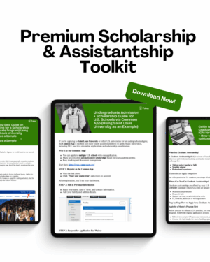 Premium Scholarship & Assistantship Toolkit